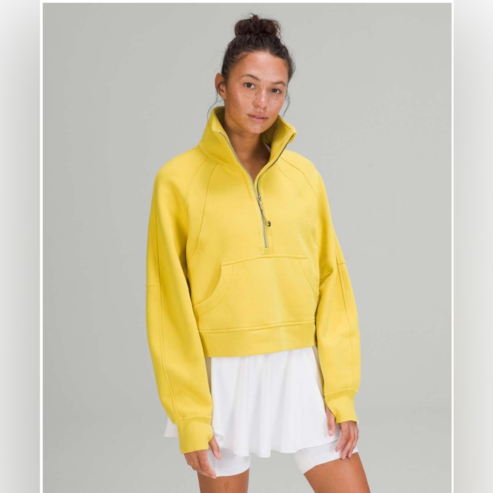 Lululemon Scuba Oversized Funnel Neck Shirt in Soleil Size XS/S